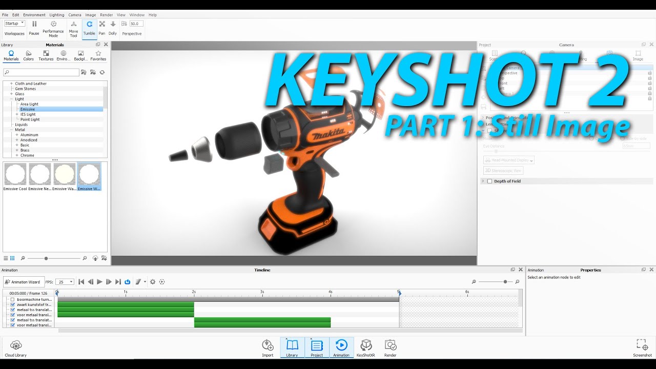 KEYSHOT 2 part 1 - YouTube