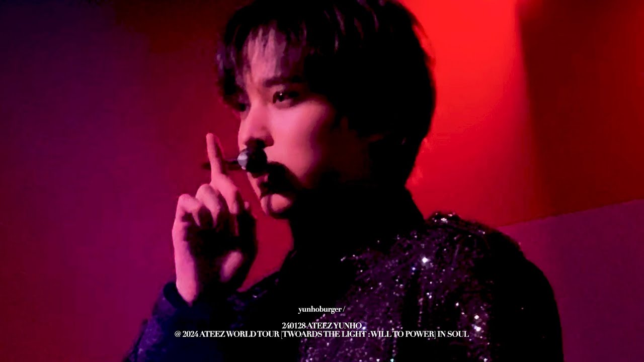 [4k] 240128 ATEEZ 윤호 focus Say My Name @2024 ATEEZ WORLD TOUR IN SEOUL