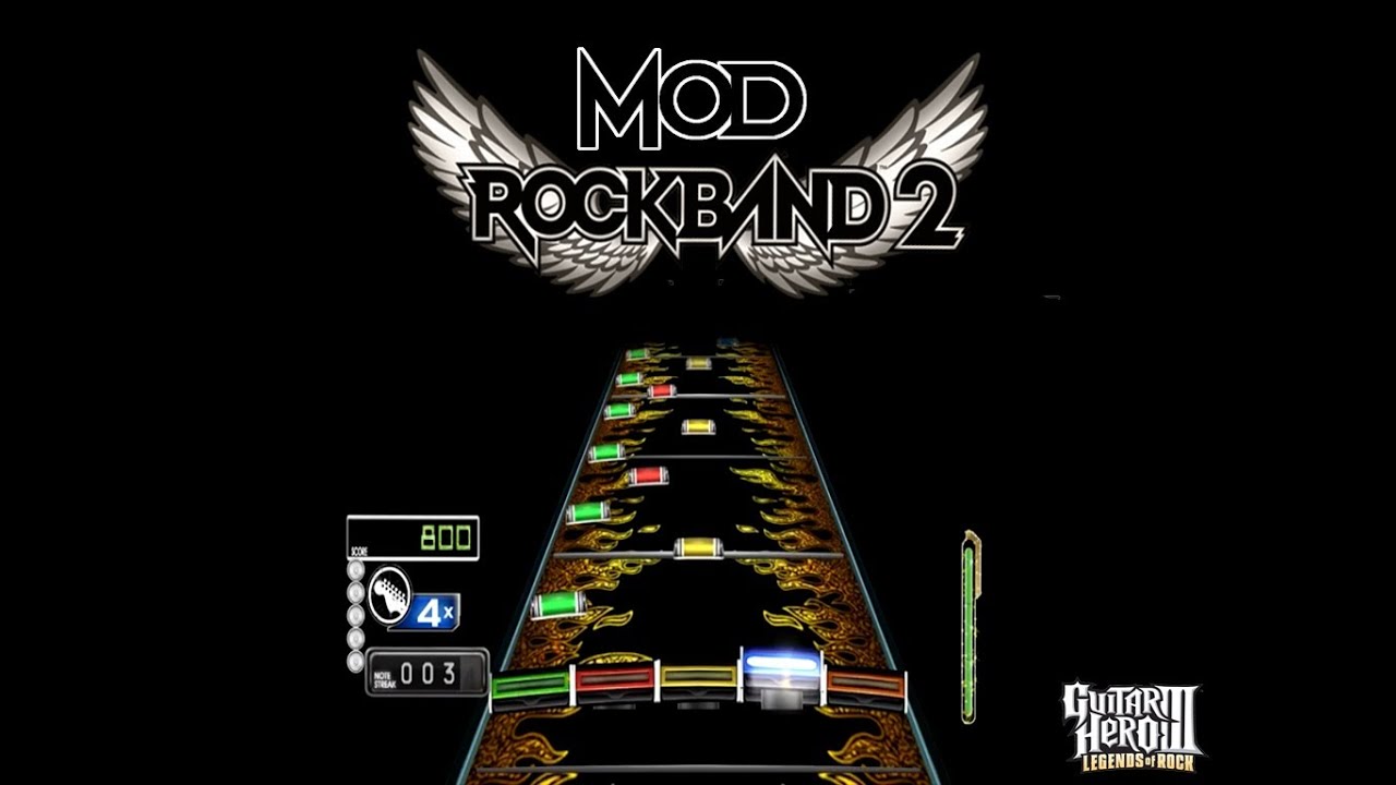 MOD Rock Band 2 with Download Link - YouTube
