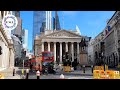 Walking in Empty Central London 2020 | City of London, Monument Station to St. Paul's Cathedral