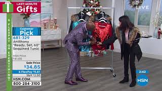 Antthony 'Ready, Set, 60!' Sequined Tunic
