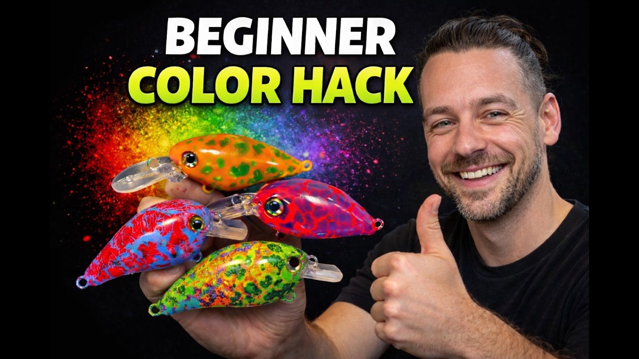 【美品】Color Making - Handmade Lure Works Make Your Lure Colors POP (Super Easy) - YouTube