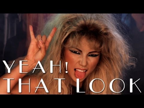 80s Inspired Rock Makeup