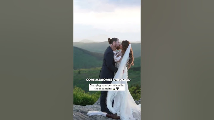 Marrying your best friend in the mountains 🏔️ # #weddingvideo #wedding