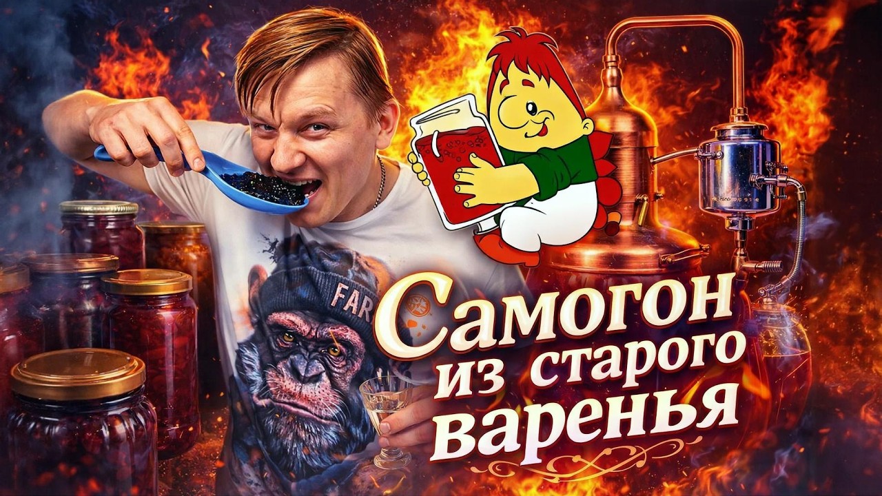 Самогон из старого варенья