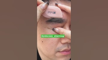 How to set your eyebrows shape at home with easy way #eyebrowtutorial #eyebrowshack #short #viral