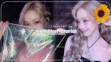 transition tutorial on alight motion | ae inspired