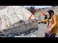Nomadic lady chooses natural materials again: luxury mountain shelter