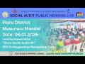 Eluru District Musunuru Mandal Social Audit Public Hearing #ssaat #3