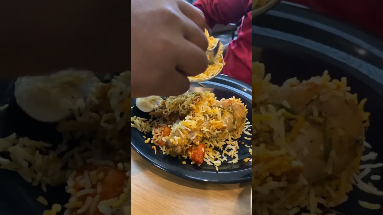 biryani is love one not enough i'll have two 