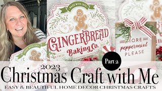 2023 CHRISTMAS CRAFT WITH ME | PART 2