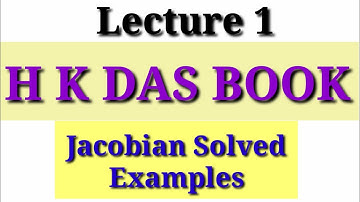 Lec 1/ Jacobian