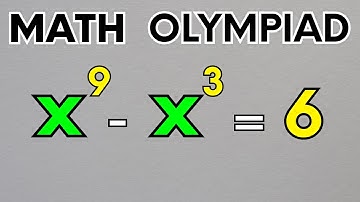 Germany I Can You Solve This? I Difficult Algebraic Equation Question I Find x=?