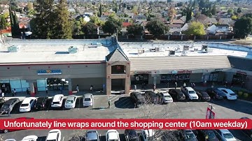 Drone Flight Covid Testing Line