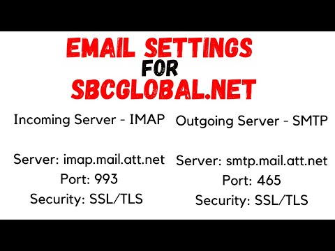 sbcglobal email settings for Mozilla Thunderbird Email Settings for Sbcglobal.net