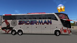 king bus game volvo bus draving spiderman livery #best #mobile #game screenshot 5