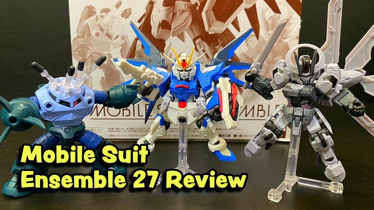 Mobile Suit Ensemble 27 Unbox and Full Set Review - YouTube