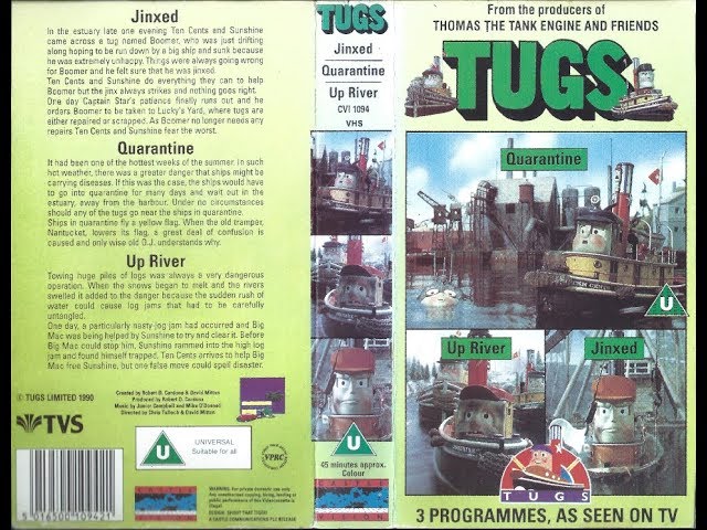 TUGS: Jinxed/Quarantine/Up River (1990 UK VHS) - YouTube