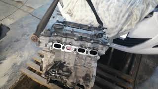 Hyundai Elantra как снять двигатель ДВС (МИНИМУМ РАЗБОРА)
