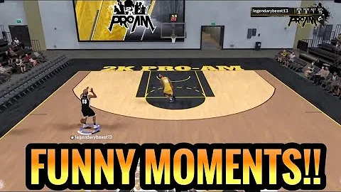 PRO-AM FUNNY MOMENTS NBA 2k18!! (Crazy Jumphot, Fouled Bot, & More!!)