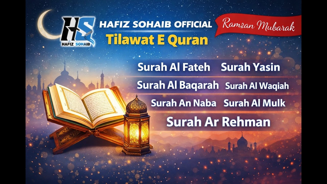 Recitation by Hafiz Sohaib