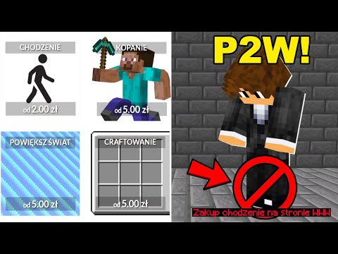 NAJWIĘKSZY SERWER P2W MINECRAFT! *Muszę kupić chodzenie itd* - NAJWIĘKSZY SERWER P2W MINECRAFT! *Muszę kupić chodzenie itd*
