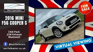 2016 Mini Cooper S F56 Pepper White