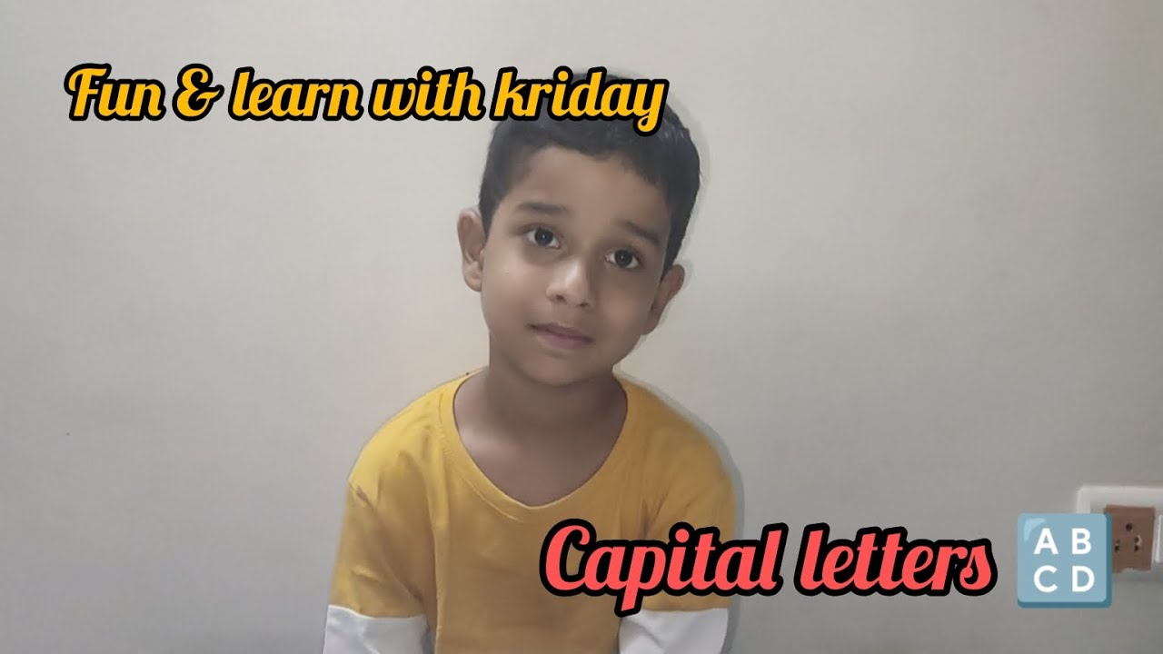  funandlearnwithkriday How To Write Capital Letters With Lines Details