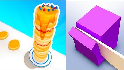 ✅slicer cut 🆚 pancake runner andriod,ios gameplay #amazing