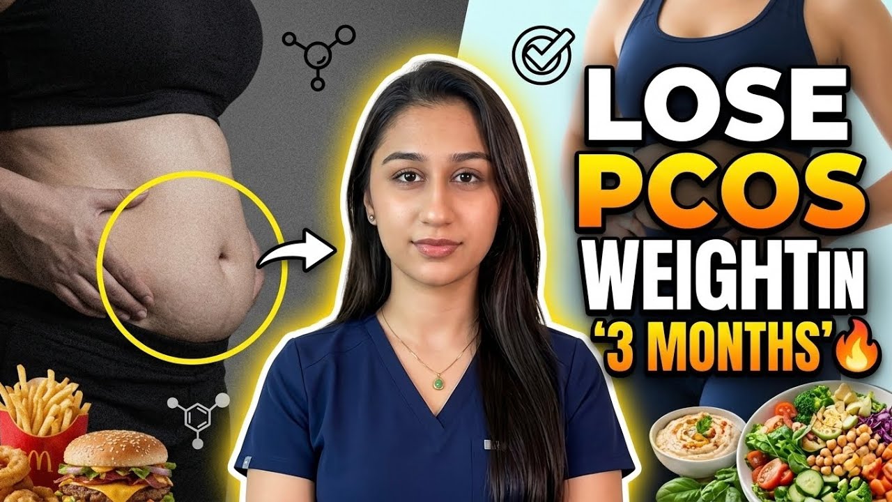 PCOS Weight Loss: Lose Fat in 3 Months (No Starving)🔥 - YouTube
