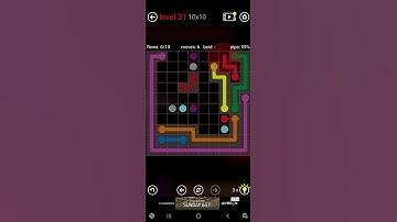 Flow Free 10x10 Level 31 #flowfree #level31 #8x8 #6x6 #7x7 #8x8 #mania #9x9 #10x10