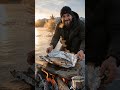 Catching Big Fish Under Thick Ice! 😱🐟 #icefishing #catchandcook #winterfishing
