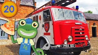 Gecko Makes Pizza In A Truck Geckos Real Vehicles Pizza Truck For Children Learning Videos
