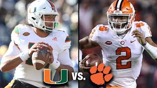 Miami vs. Clemson ACC Championship Preview: A Monumental Matchup