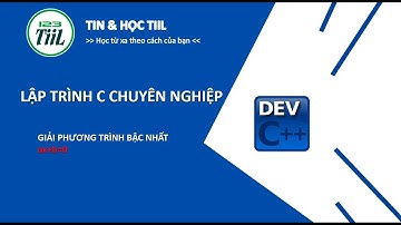 Giải phương trình bậc nhất bằng c