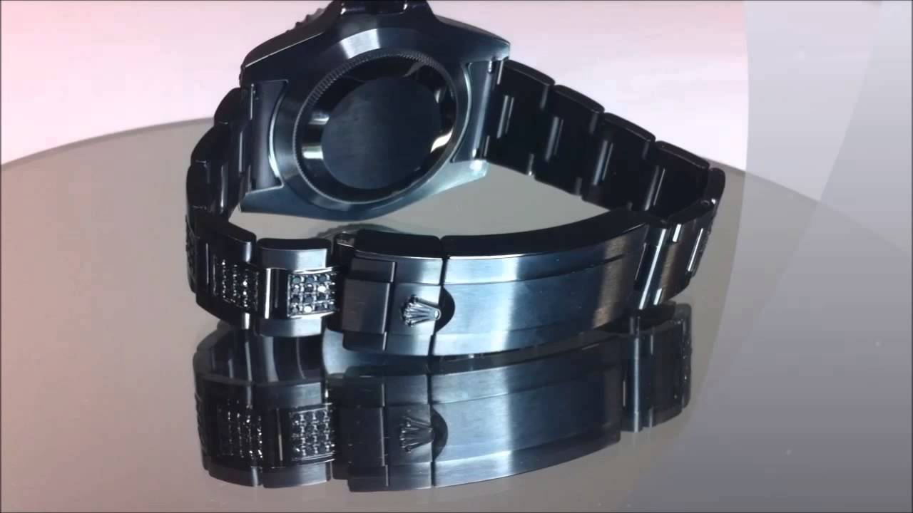 rolex submariner full black 45