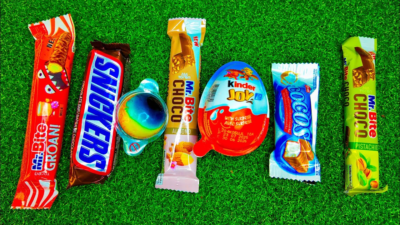 ASMR Most Popular Candies 🍬 Colorful Rainbow Lollipops | Chocolate Unpacking & Eating