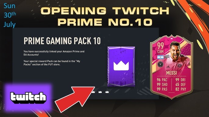 FREE FIFA 23 Ultimate Team Prime Gaming Pack #10 for  subscribers