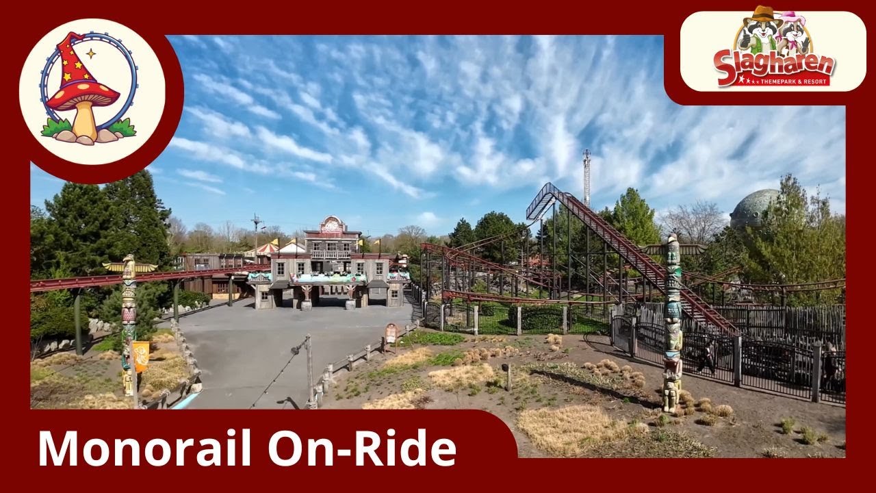 Slagharen Monorail On-ride 2025