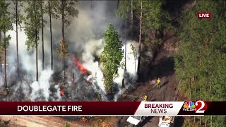 DoubleGate fire reignites in Volusia County