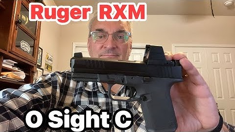 Ruger RXM with O Sight - C Optic.