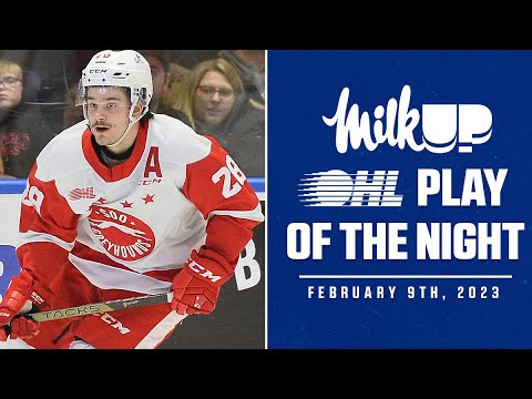 OHL Play of the Night presented by MilkUp: Kalvyn Watson, Late-Game ...