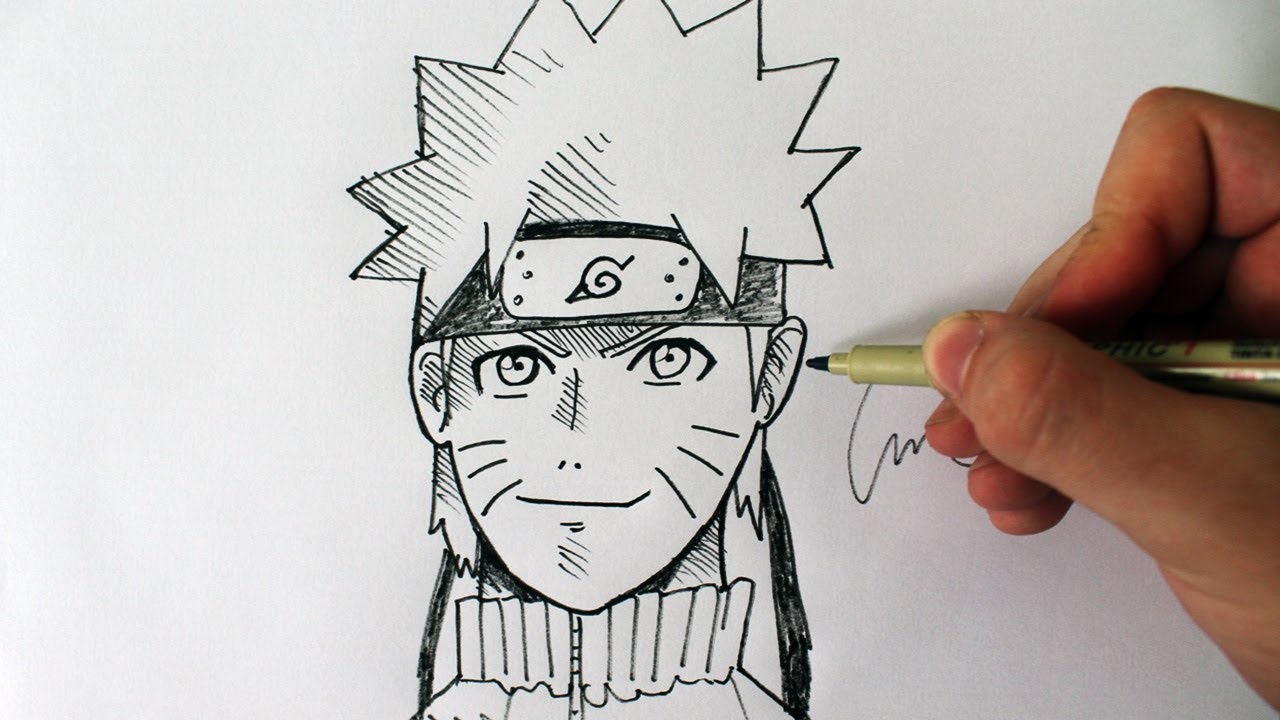 Como Desenhar o Naruto ( Shippuden)