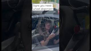 Signs you need wheel alignment with @DrivingBex