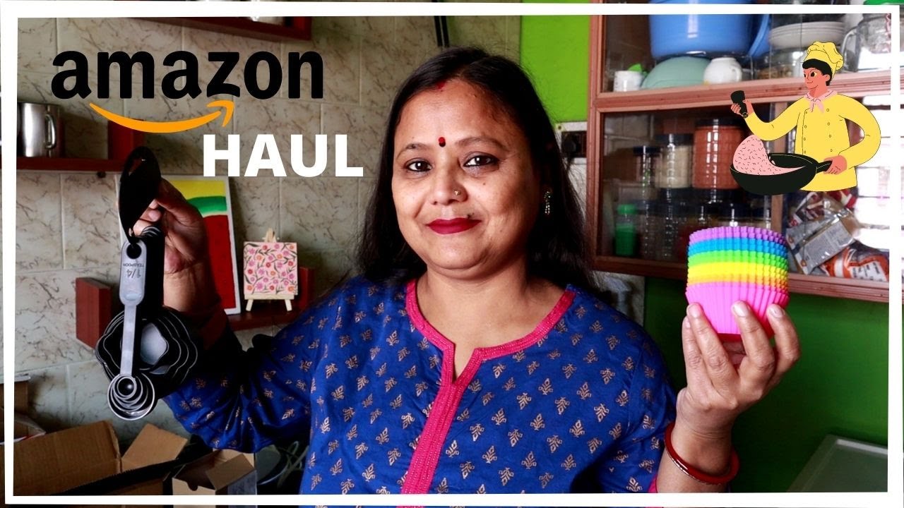 AMAZON BAKING ESSENTIALS HAUL - AMAZON INDIA HAUL | Ritu Banerjee