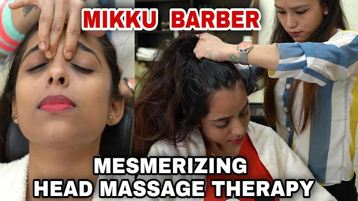 MIKKU BARBER Giving Mesmerizing Head massage to Na...