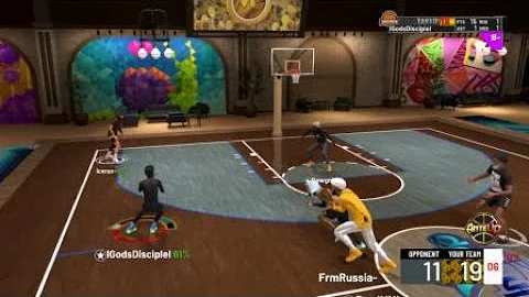 2k21 Stage Gameplay Cookin Double Team