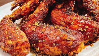 Fried black chicken wings | Kottaso Recipe&#39;s recipe transcription