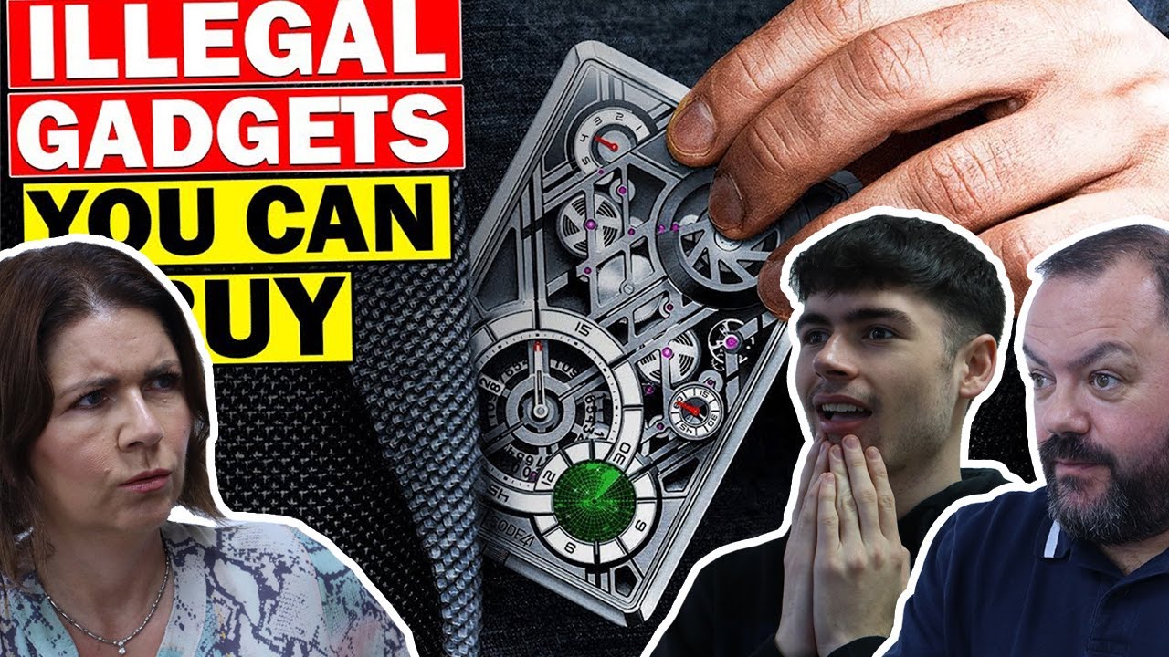 British Family React! 10 ILLEGAL GADGETS YOU CAN BUY!