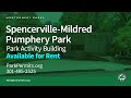 Spencerville Mildred Pumphery Park Activity Building